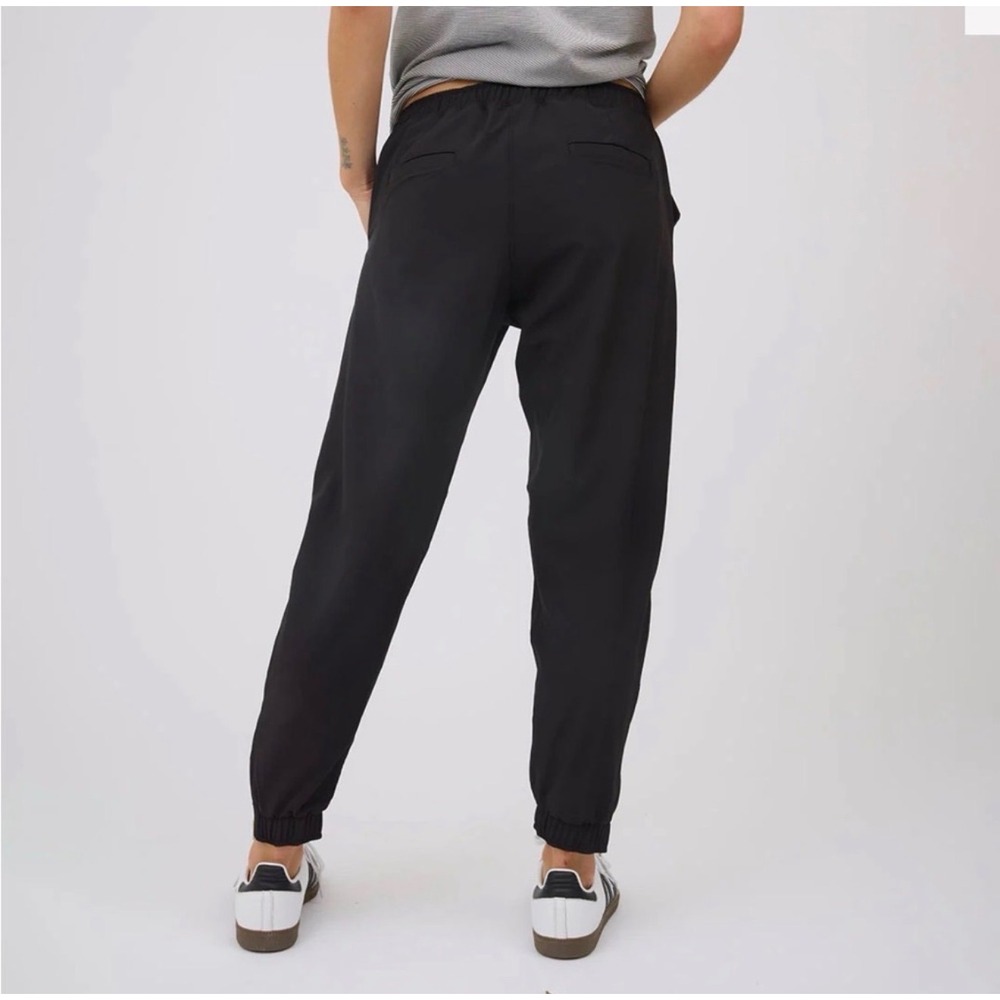 Albion Jetsetter joggers M black nylon active athletic outdoor zipper gorpcore - Picture 2 of 6